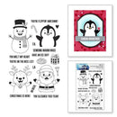 Simon Hurley Create. Photopolymer Stamp 6"x 9" - Christmas Hugs