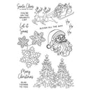 Simon Hurley Create. Photopolymer Stamp 6"x 9" - Ho Ho Ho