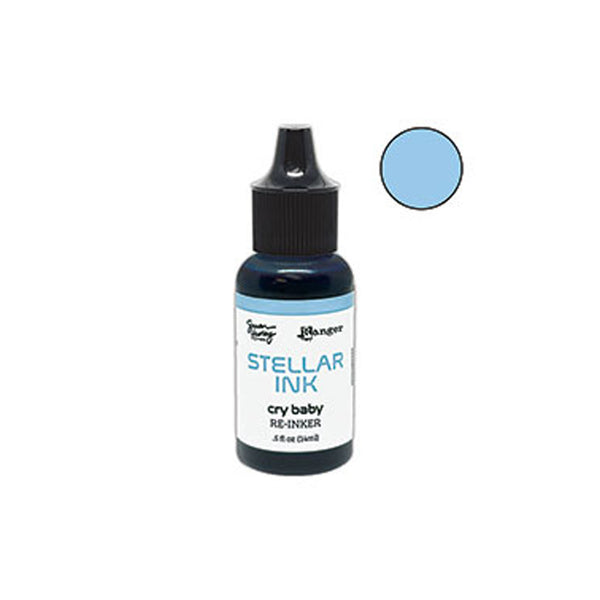 Bottle of Stellar Ink Cry Baby on a white background