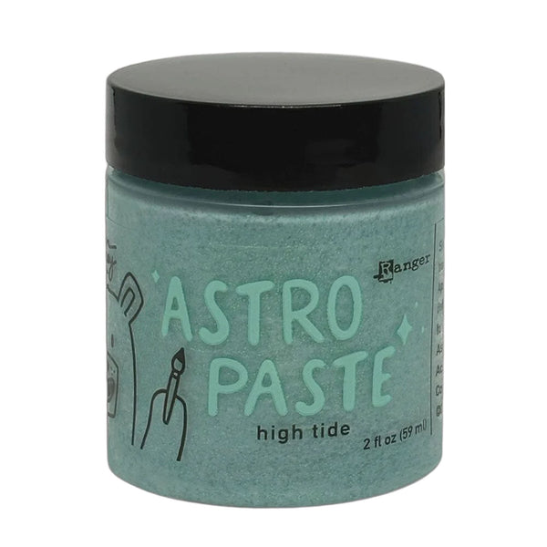Jar of 'Astro Paste' with black lid on a white background