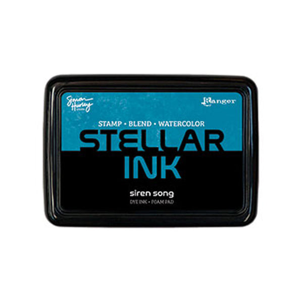 Stellar Ink pad by Ranger with 'Siren Song' color on a white background