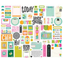 Simple Stories Journal Bits & Pieces Die Cuts - Color Me Happy