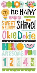 Simple Stories Foam Stickers - Color Me Happy