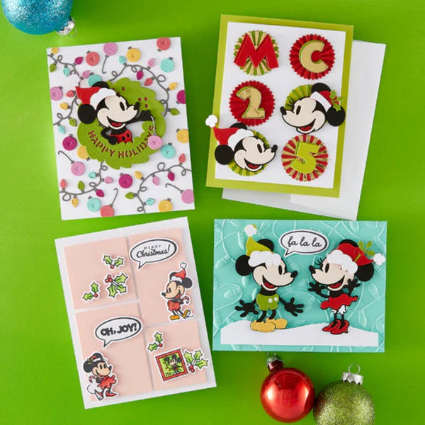 Simple Stories Say Cheese Classic Mouse Christmas Stamp & Die Bundle