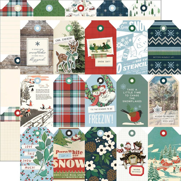 Simple Stories Collector's Essential Kit 12"X12" Simple Vintage Flannel Season