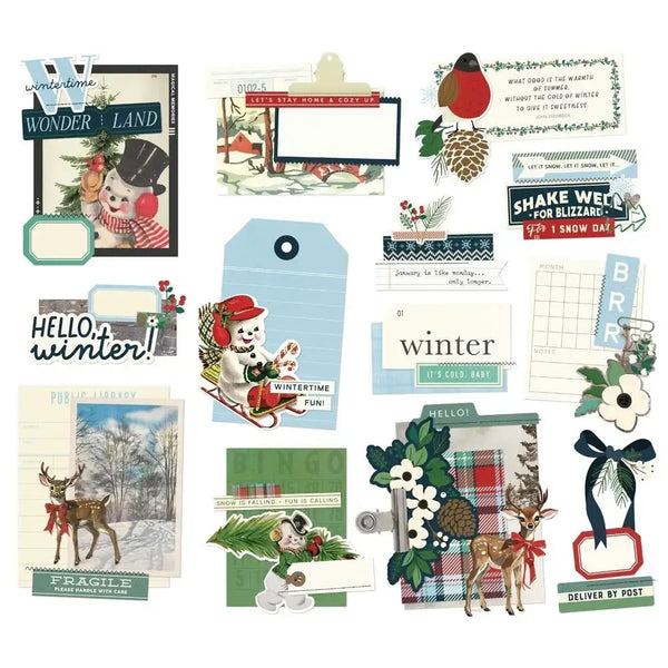 Simple Vintage Flannel Season Bits & Pieces Die-Cuts Big
