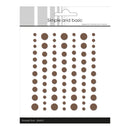 Packaging of brown enamel dots with 'Simple and Basic' branding on a white background.