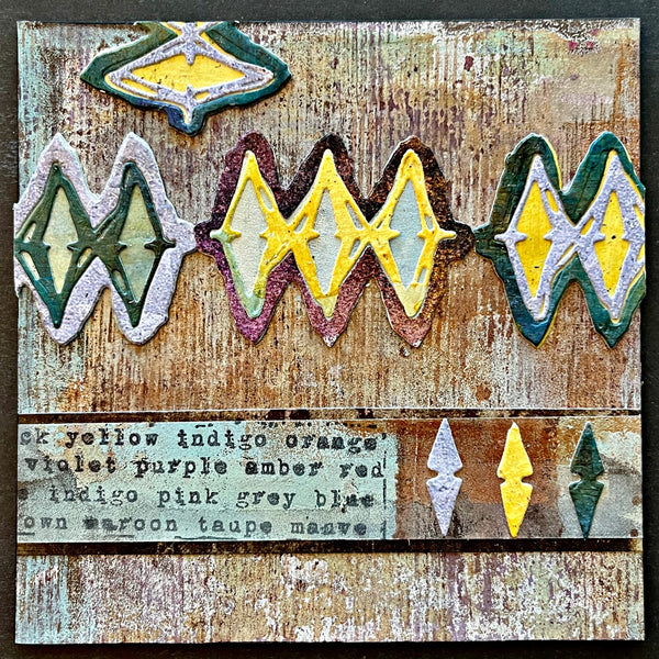 Sizzix Multi-Level Embossing Folder By Seth Apter - Dot Matrix