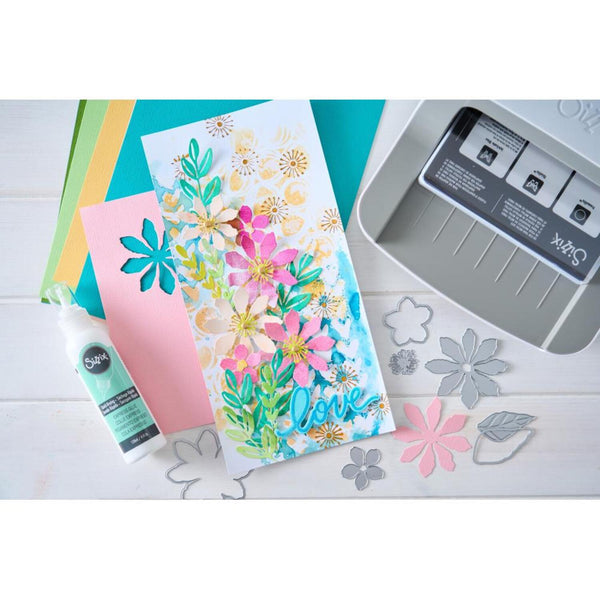 Sizzix A6 Layered Stencils By Vicki Boutin 4/Pkg - Buildables Backgrounds