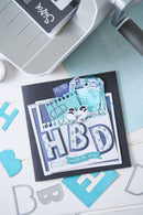 Sizzix Thinlits Die Set By 49 & Market - This Or That 2 Inch Alphabet