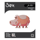Sizzix Thinlits Dies packaging with cartoon pig design on a white background