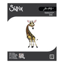 Sizzix Thinlits Dies packaging with a giraffe illustration on a white background