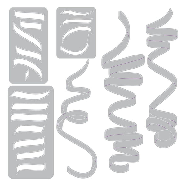 Set of metal cookie cutters with various shapes on a white background
