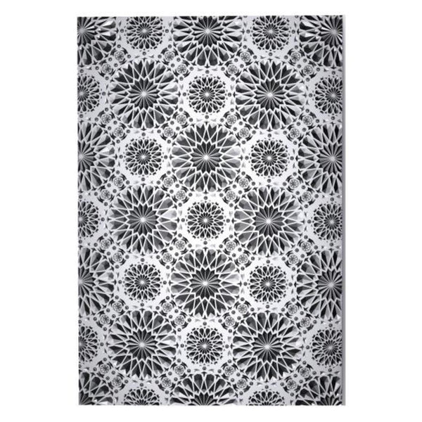 Sizzix 3D Texture Fades A5 Embossing Folder By Tim Holtz - Kaleidoscope