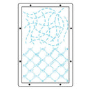 Sizzix Studio A5 Clear Stamp and Stencil Set By Mark Montano - Stitches