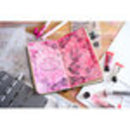 Sizzix Studio A5 Clear Stamp and Stencil Set By Mark Montano - Stitches