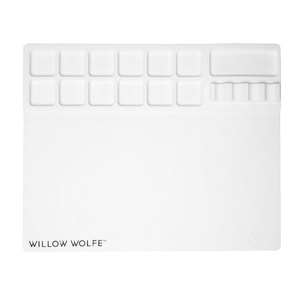 Sizzix Studio Media By Willow Wolfe - Media Mat With Palette & Brush Holder