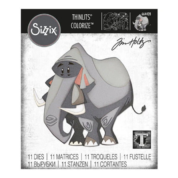Sizzix Thinlits Die Set By Tim Holtz 11/Pkg - Clarence Colorize