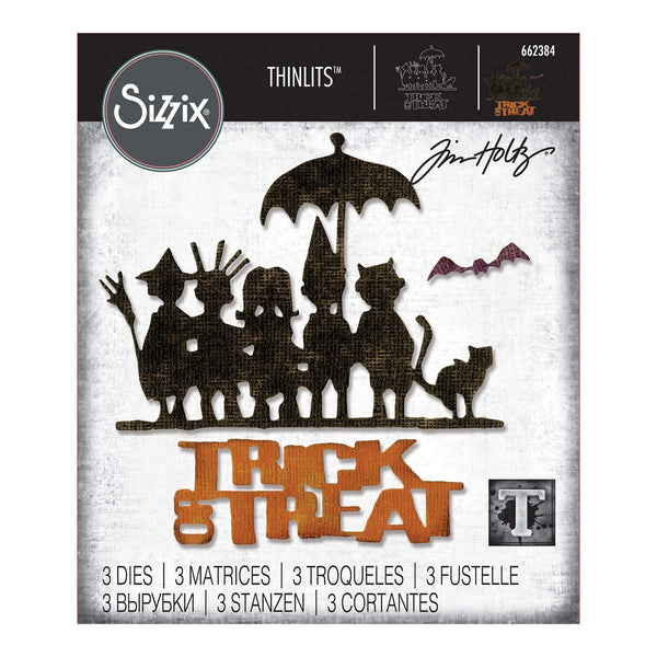 Sizzix Thinlits Die Set By Tim Holtz 3/Pkg - Trick or Treat^