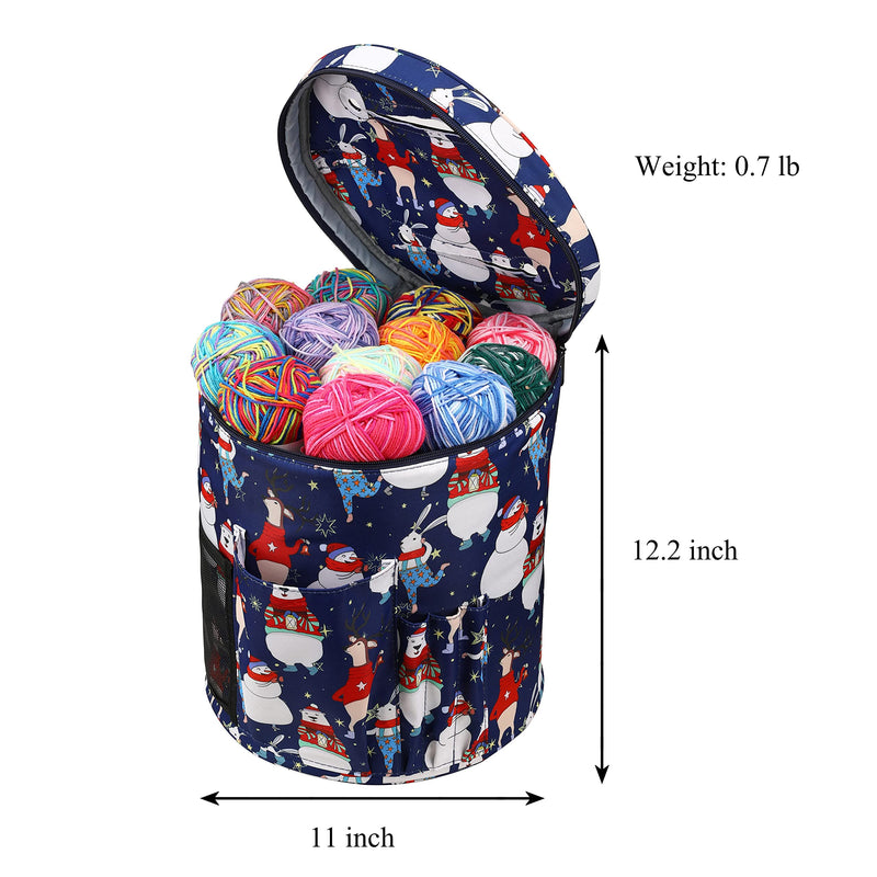 Universal Crafts Yarn Storage Bag - Snowman*