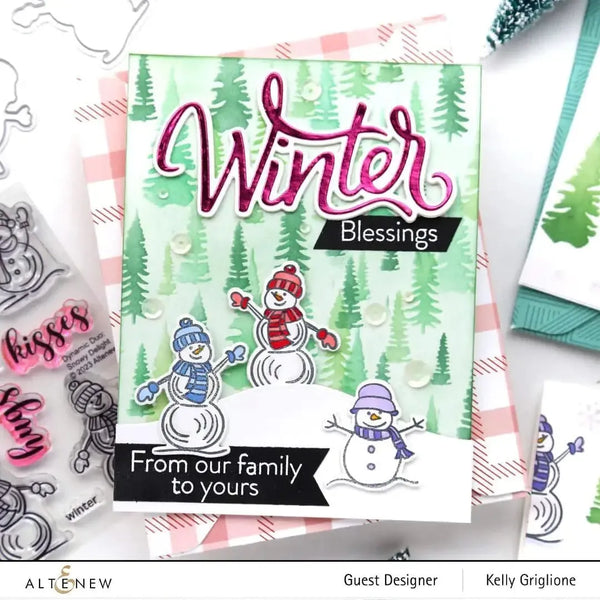 Altenew Dynamic Duo: Snowy Delight Builder Stencil Set*