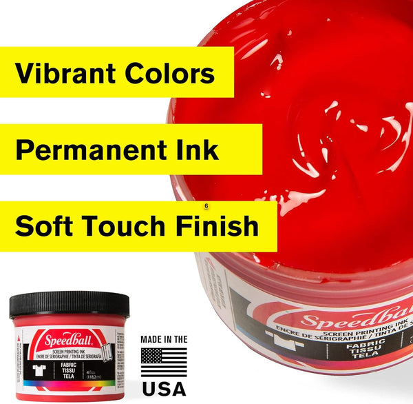 Speedball Fabric Screen Printing Ink 236ml - Blue