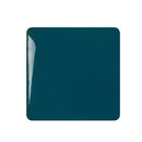 Solid teal square on a white background