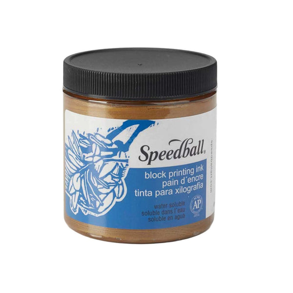 Speedball Water-Soluble Block Printing Ink 236ml -  Copper