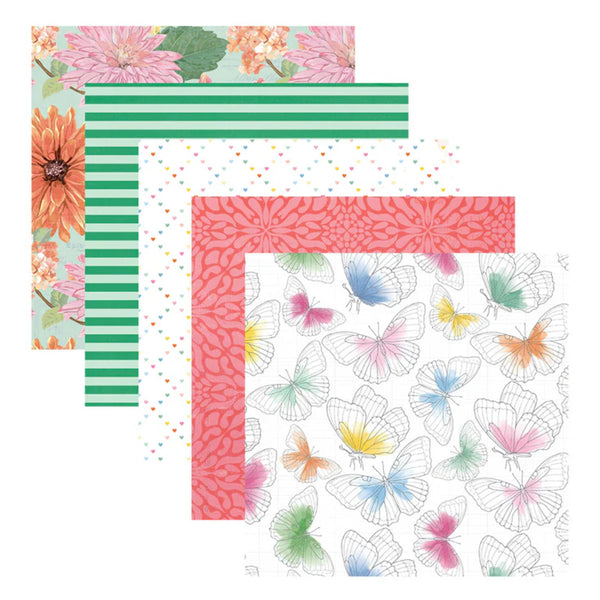 Spellbinders Breakfast In Bed 6" x 6" Designer Paper Pad from Rosie’s Studio
