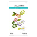 Spellbinders cutting dies packaging with floral designs on a white background