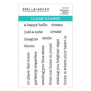 Spellbinders Clear Stamp Set by Vicky Papaioannou - Whimsical Wishes