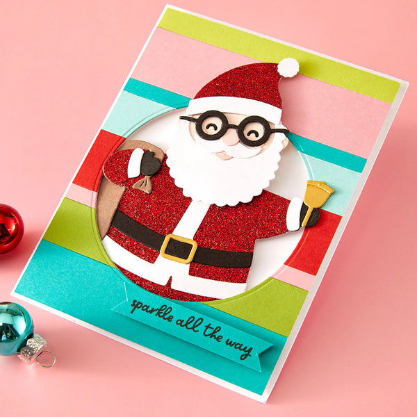 Spellbinders Etched Dies - Spectacular Santa