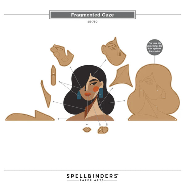 Spellbinders Etched Dies by Jaycee Gaspar - Fragmented Gaze