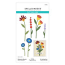 Spellbinders cutting dies packaging with floral designs on a white background