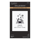 Spellbinders Cancer zodiac stamp set packaging on a white background