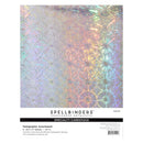 Spellbinders Specialty Cardstock with holographic design on a white background
