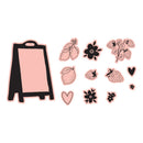 Spellbinders Stamp & Die Bundle with Simple Stories - Pink Lemonade