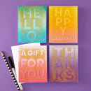 Spellbinders 3D Embossing Folder Beveled A Gift For You A2 Cardfront*