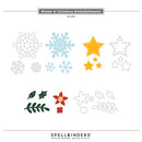 Spellbinders 3D Felt D‚àö¬©cor Embellishments Etched Dies by Sandi MacIver - Winter & Christmas