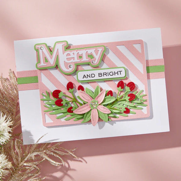 Spellbinders All About Christmas Etched Die Set by Lisa Horton - Lots of Stripes
