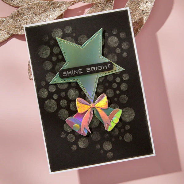 Spellbinders All About Christmas Stencil Set by Lisa Horton - Lots of Circles