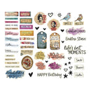 Spellbinders Beautifully Imperfect Die Cut Sentiments - 110/Pkg