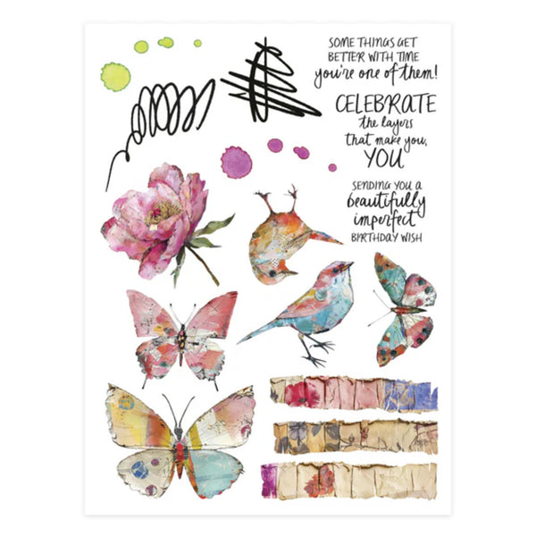 Spellbinders Beautifully Imperfect Rub-Ons
