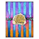 Spellbinders Beautifully Imperfect Stencils - Tattered Stripes