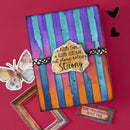 Spellbinders Beautifully Imperfect Stencils - Tattered Stripes
