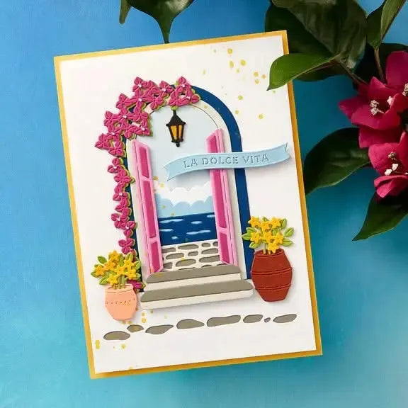 Spellbinders BetterPress La Dolce Vita Press Plate & Die - Sentiments