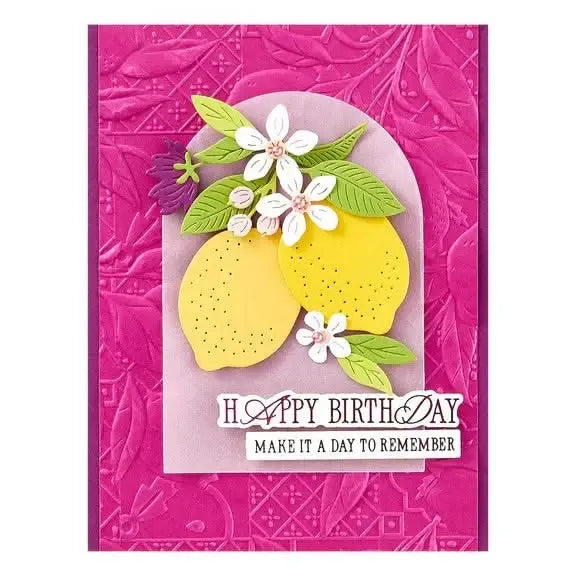 Spellbinders BetterPress La Dolce Vita Press Plate & Die - Sentiments