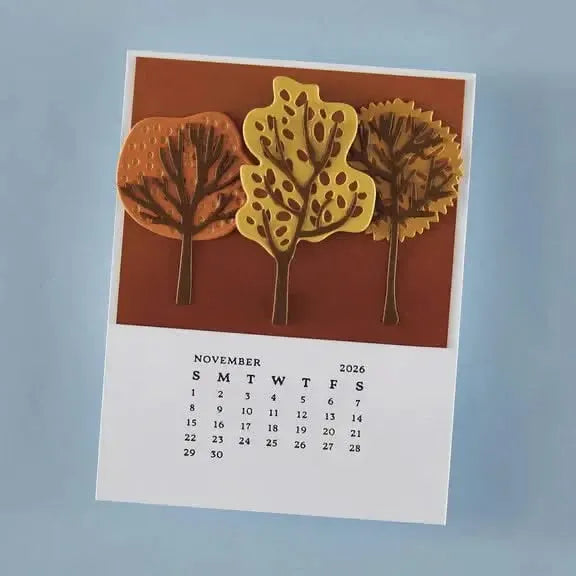 Spellbinders BetterPress Plate Set - DIY 2026 Calendar