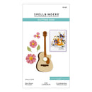 Spellbinders Bibi's Musical Notes Etched Dies By Bibi Cameron - Mini Guitar
