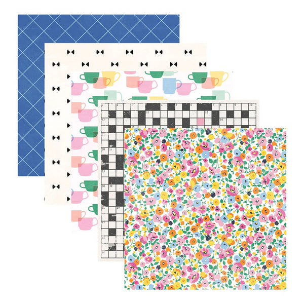 Spellbinders Breakfast In Bed 12" x 12" Designer Paper Pack from Rosie’s Studio